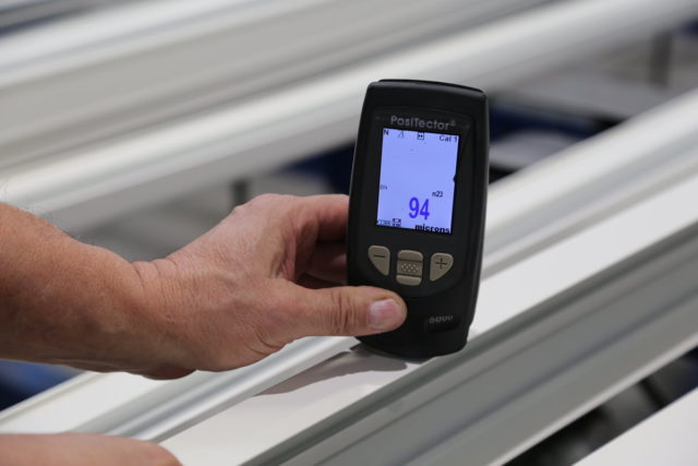 Laquage aluminium - Contrôle qualité