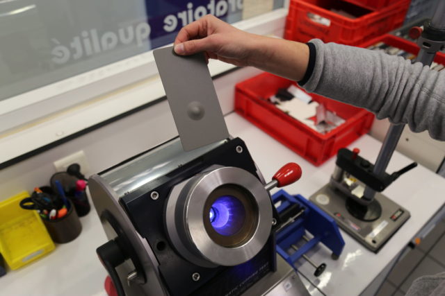 Laquage aluminium - Test Qualicoat