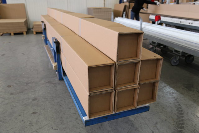 Laquage aluminium - Colisage