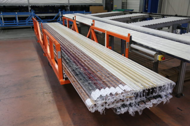 Laquage aluminium - Emballage des profilés sertis