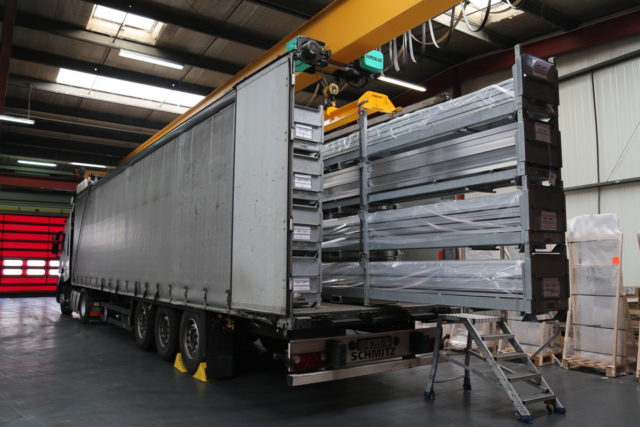 Laquage aluminium - Logistique